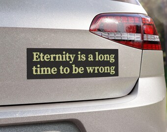 Christian Car Magnet, Religious Fridge Magnet, Inspirational Car Decal, Faithful Car Magnet, Spiritual Bible Quote Magnet, Religious Gift