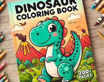 Dinosaur Coloring Book Printable