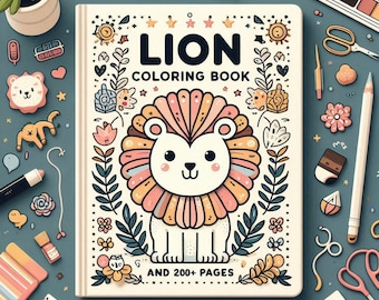Lion Coloring Book Printable