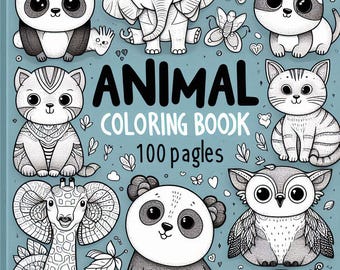 100 Animal Coloring Pages Printable