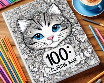 Cat Coloring Book Printable