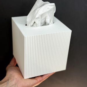 Tissue Box Cover, Tissue Box Holder, Modern Kleenex Box Cover, 3D printed, Home Gift, Gifts For Mom, Bathroom Organisation, Gift for her