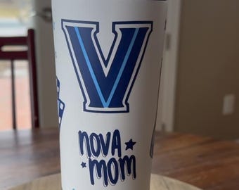 Vaso universitario personalizado, taza de viaje de acero inoxidable personalizada, logotipo de la escuela personalizado, nombre y año de graduación, regalo para estudiantes y exalumnos