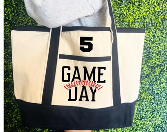 baseball mom tote bag, mom baseball gift, baseball gift, cute baseball mom bag, personalized baseball mom tote bag, baseball tote with name