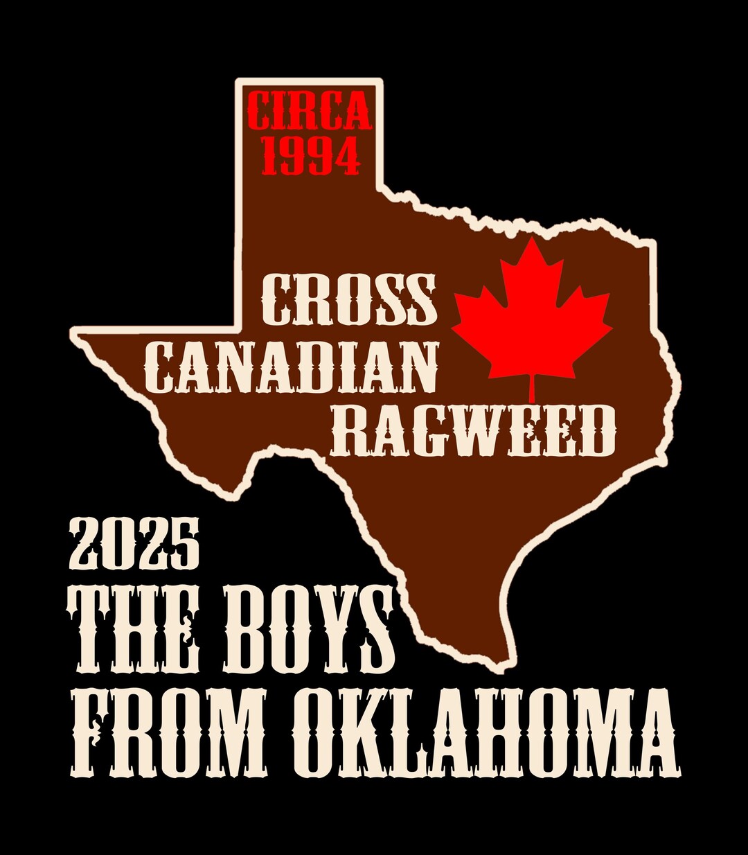 Cross Canadian Ragweed Concert 2025 PNG File (digital Download) - Etsy ...