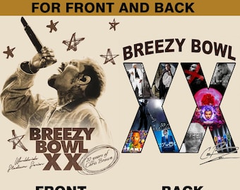 2 PNG File, Chris Brown Png, Chris Brown 1111 Tour 2025 PNG Digital File Breezy Bowl XX For Shirt, Mug, Hoodie, Bag