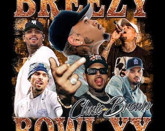 Chris Brown Breezy Bowl XX Tour 2025 TShirt PNG Design, Chris Brown Fan Gift Instant Download And Ready To Print, File Download
