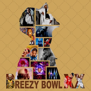 Chris Brown Breezy Bowl XX T-Shirt Design: Fan Music PNG (Digital Download)