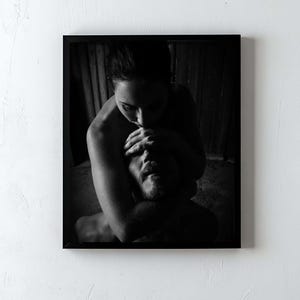 Sensual Fine Art by Beyond Nudity | &quot;Whisper&quot;, Original Art Print Unique Bedroom Wall Photography, Sensual Couple Artwork