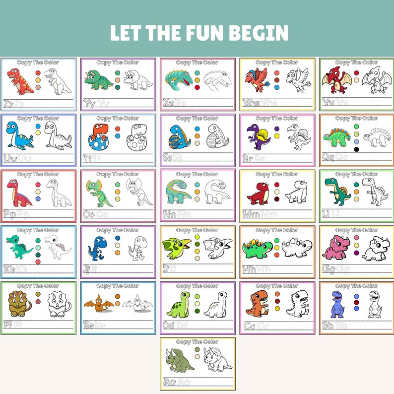 🦕 63 Fun Dinosaur Worksheets for Kindergarten & Grade 2 – Printable Learning Activities for Kids | PDF | Instant Download 🎉

Make learning roar-some with this jam-packed set of 63 dinosaur-themed printable worksheets designed especially for Kindergarten and Grade 1 learners! Whether you're a parent, teacher, or homeschooler, these dino-tastic activities help build essential skills while keeping kids engaged and having fun.