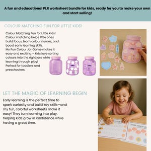 What’s Included:
✔️ 6 unique worksheet sets all up 321 pages (PDF & Canva templates)
✔️ Age-appropriate activities for 4+
✔️ Editable in Canva – change colors, fonts, graphics & text
✔️ A4 sizes
✔️ High-quality printable format
✔️ PLR license – edit and resell!