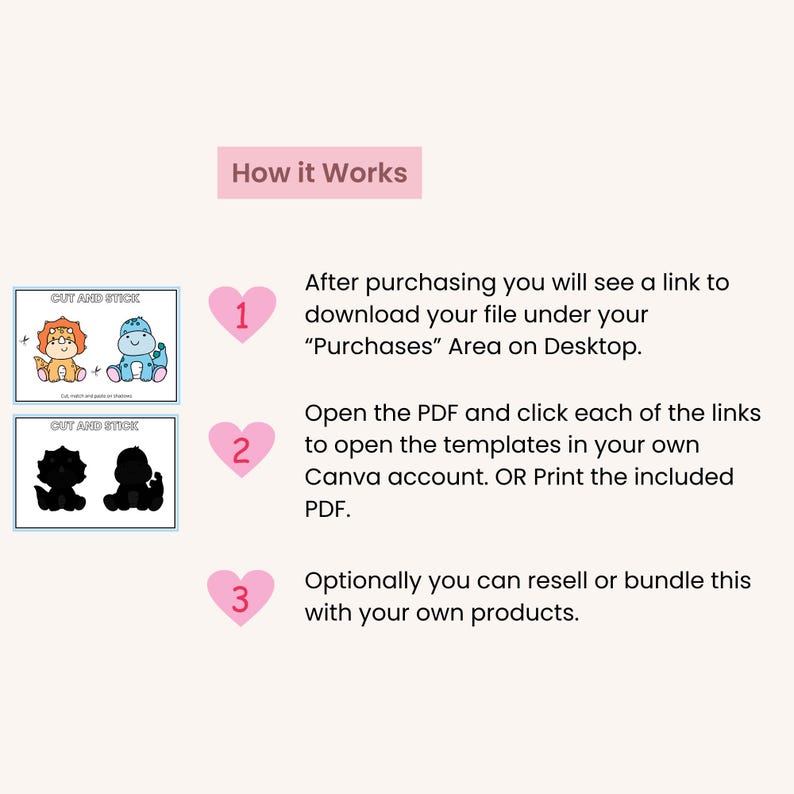 Instant Download
Once purchased, you’ll receive a PDF file with access links to the Canva templates and print-ready files.

💡 Perfect for:
– Etsy sellers
– Teachers & tutors
– Homeschool parents
– Content creators
– Busy moms building digital shops