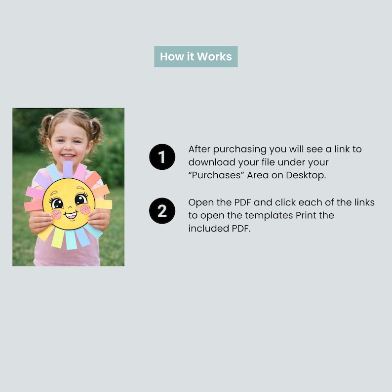 Cut and Paste Sun Craft for Kids | Colour Your Own Printable Activity ...