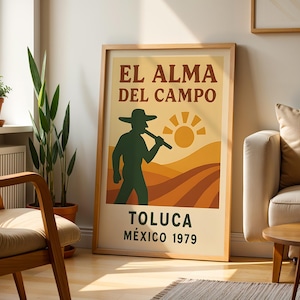 Mexican Desert Wall Art | Mexican Culture Print Mexican Retro Vintage Mexico Kitchen Poster Mexican Art Painting Mexican Folk Poster Art