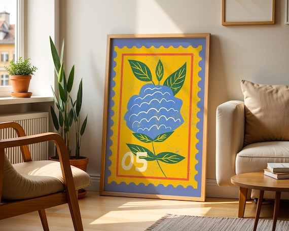 Hydrangea Painting, Hydrangea Print, Hydrangea Wall Art, Grandmillennial Art, Flower Market Print, Top Selling Wall Art, Botanical Prints