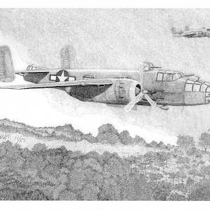 North American B-25 Mitchell Over Burma
