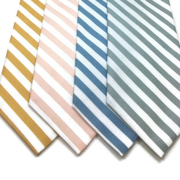 Dusty Blue Neckties Dusty Shale Neckties Petal Stripe Neckties Wedding Neckties Stripe Mustard Ties Dusty Shale Neckties