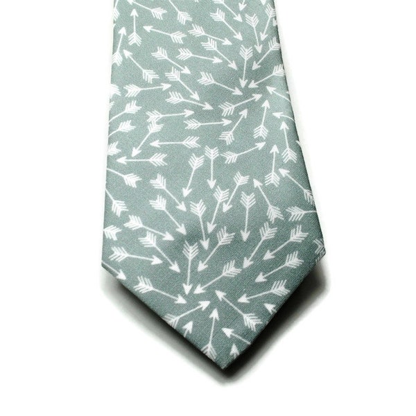 Sage Neckties Dusty Sage Neckties Eucalyptus Neckties Sage Necktie Sage Arrow Neckties Wedding Neckties Sage Ties  Dusty Shale Ties