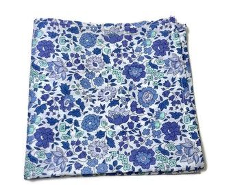 Liberty Print Pocket Square Lavender Floral Liberty Pocket Square Blue Floral Pocket Square Liberty Pocket Square Pink Liberty Pockets