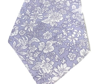 Lavender Neckties Iris Neckties Lavender Linen Neckties Lilac Ties Iris Linen Ties Lavender Wedding Ties Lilac Linen Neckties Floral  Ties