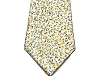 Yellow Neckties Yellow Floral Neckties Yellow Wedding Neckties Davids Bridal Neckties Sunshine Neckties Marigold Neckties