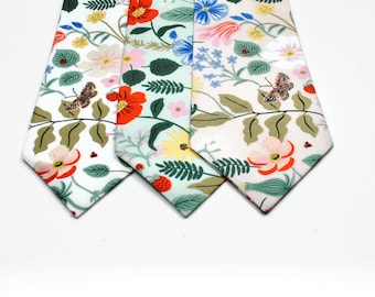 Rifle Paper Co. Neckties Floral Rifle Paper Co. Neckties Rifle Floral Neckties Rifle Wedding Neckties Sage Floral Neckties