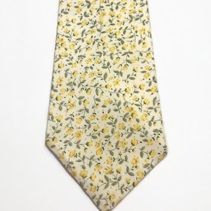 Yellow Neckties Yellow Floral Neckties Yellow Wedding Neckties Davids Bridal Neckties Sunshine Neckties Marigold Neckties