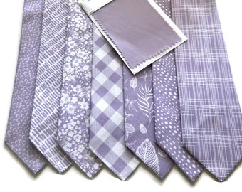 Lavender Neckties Iris Neckties Lavender Linen Neckties Lilac Ties Iris Linen Ties Lavender Wedding Ties Lilac Linen Neckties Wedding Ties