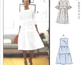 Mccall's M7948 Sewing Pattern for Misses' Easy to Sew Dresses With ...