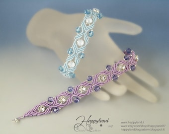 Atene, macramè bracelet pattern