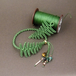 La felce, macramè bracelet, tutorial step by step