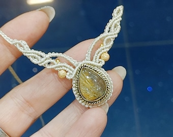 Elara, macramè choker tutorial