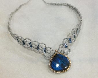 Heiwa, macramè necklace tutorial