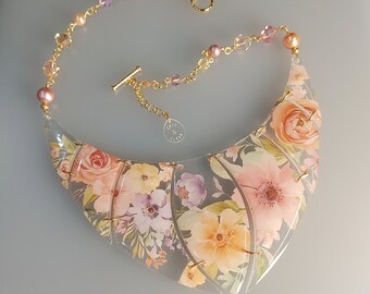 Chic&Clear: collar de plexiglás OOAK