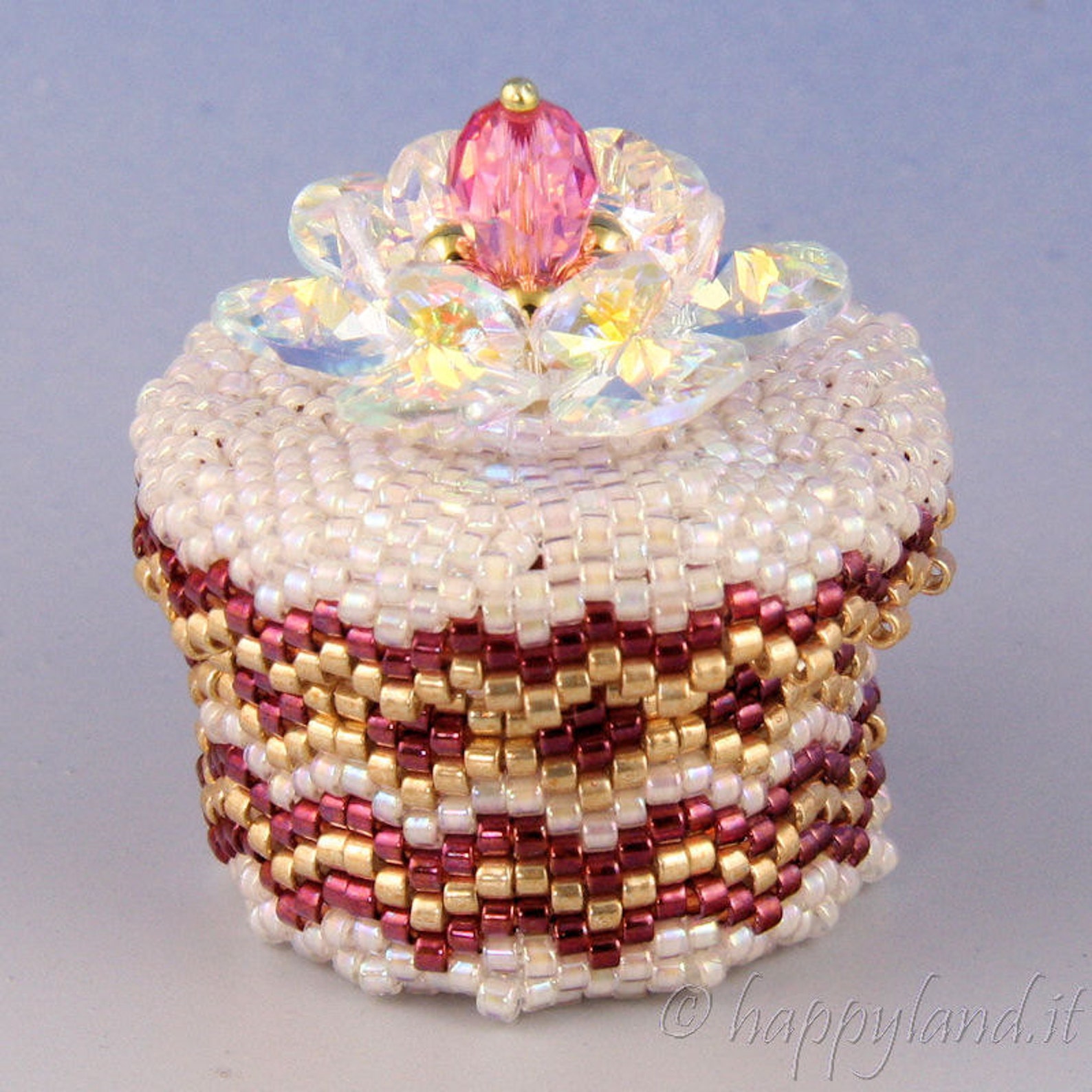 Beaded Box N.6 3D Peyote Bead Tutorial Etsy