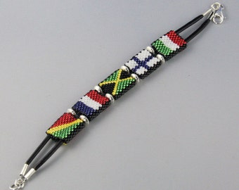 Flags bracelet tutorial