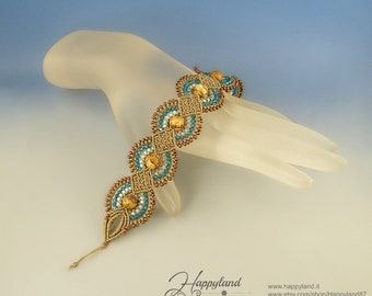 Nevada , macramè bracelet tutorial step by step