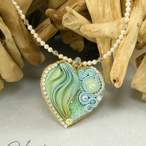 Romantic heart, pendant TUTORIAL step by step