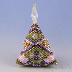 Beaded box n.9, 3D bead peyote tutorial