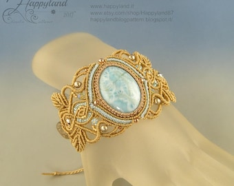 Chilly ,  freeform macramè bracelet tutorial step by step