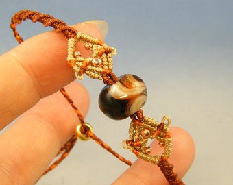 Pulsera fácil micro, macramè, tutorial paso a paso