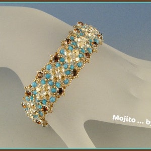 Mojito, bracelet tutorial step by step image 4