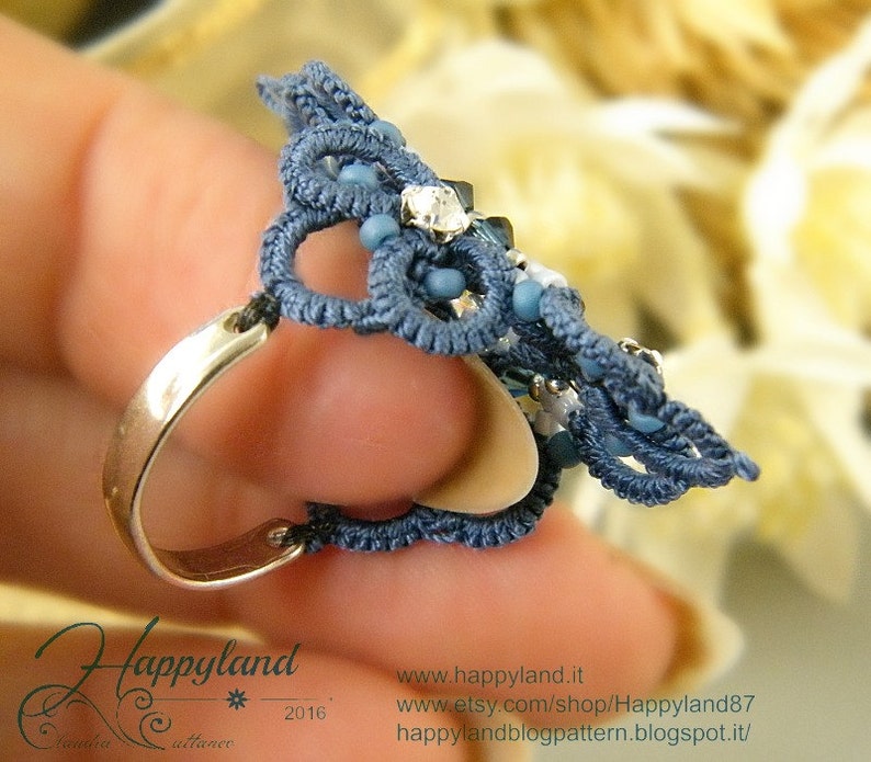 Altea Needle Tatting Tutorial for Ring Pendant and More Etsy