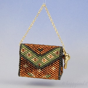 Kleine Handtasche Nr. 1, Peyote und Schnittmuster