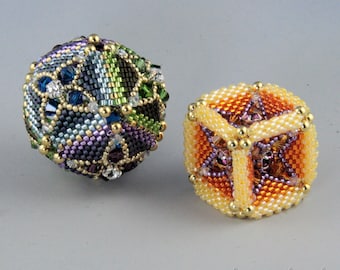 Opulence bead, peyote tutorial