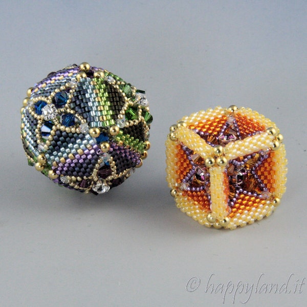 Opulence bead, peyote tutorial