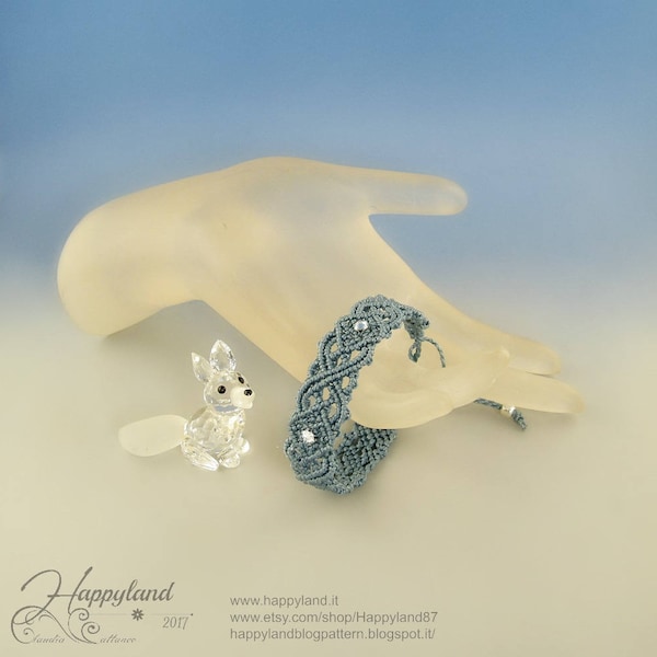 Onde celtiche 2 , macramè bracelet tutorial