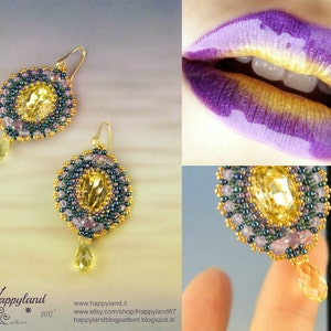 Christelle , earrings tutorial step by step