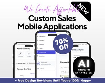 Custom CRM Sales App: Mobile Prospecting Tool for Small Business