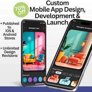 Custom Mobile App Development: Publish iOS + Android White label Claude AI Flexible Payments